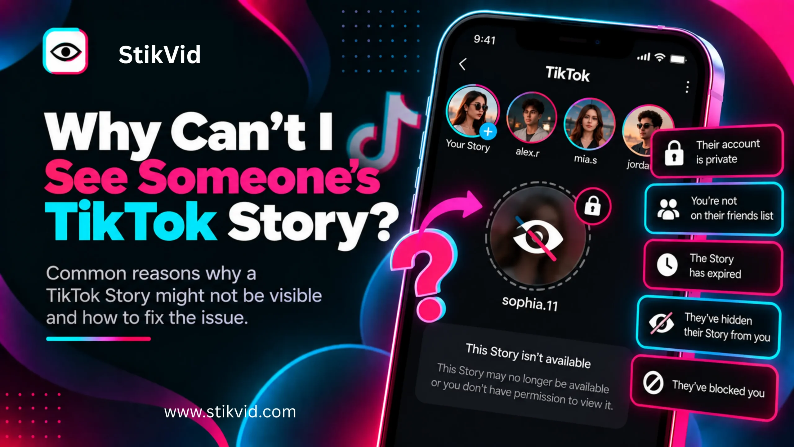 Why Can't I See Someone's TikTok Story?
