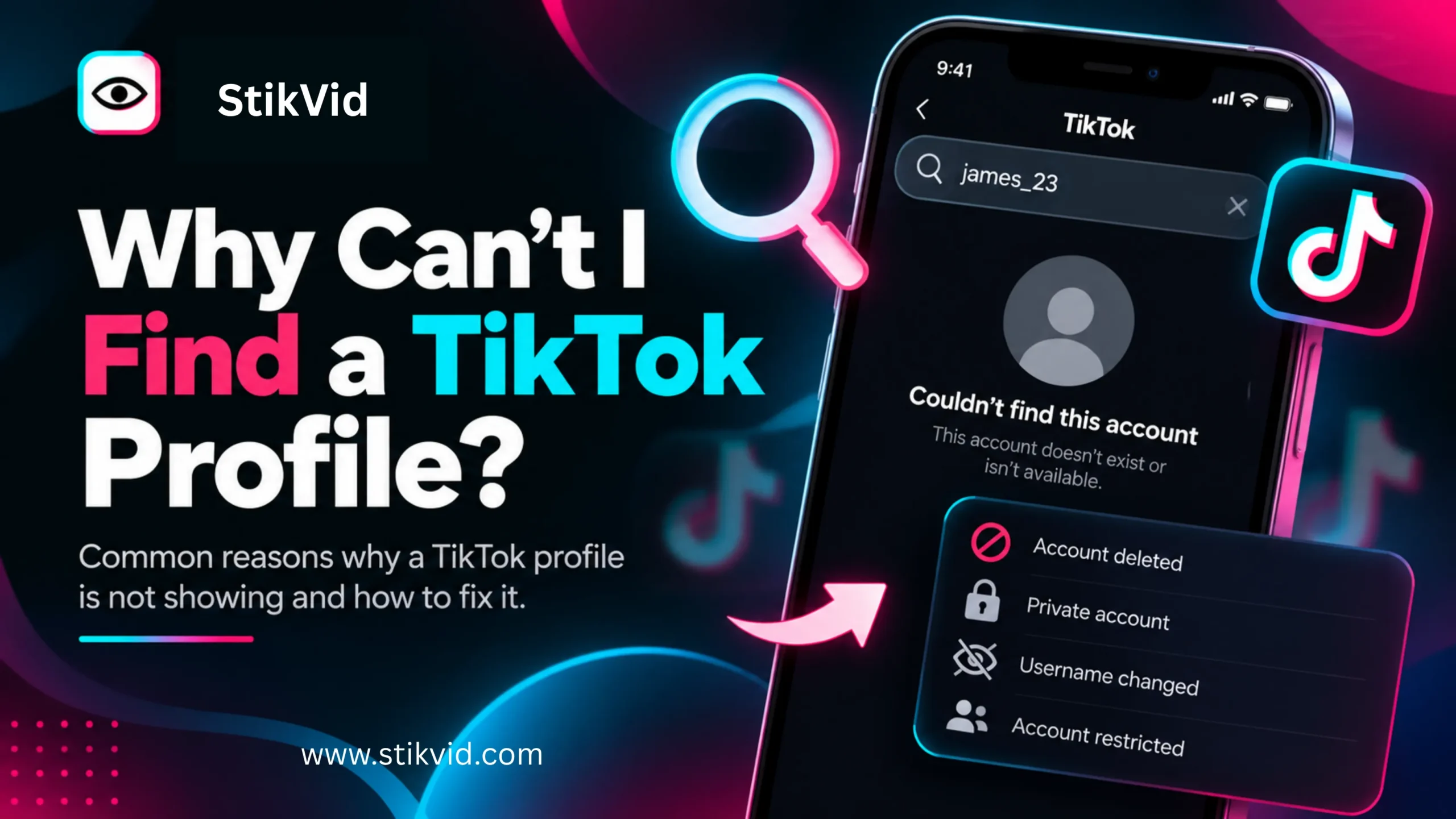 Why Can't I Find a TikTok Profile?